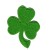 Нашивка Трилистник символ Ирландии (202744), 58х50мм