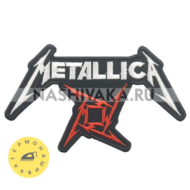 Нашивка Metallica (215466), 80х130мм