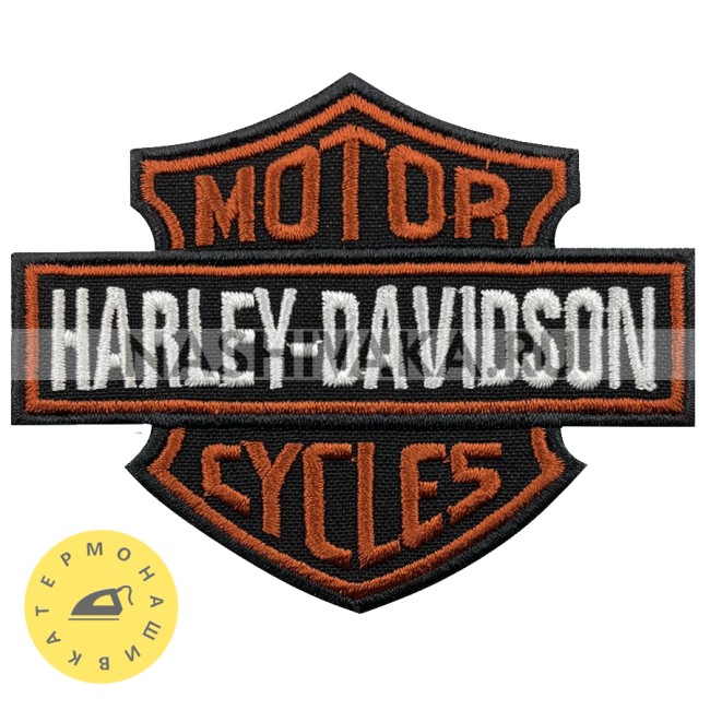 Нашивка Harley Davidson (201297), 75х95мм