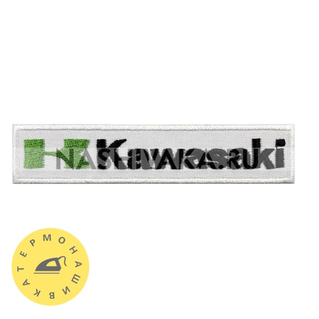 Нашивка Kawasaki (215372), 24х110мм