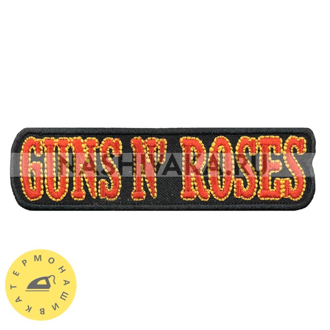 Нашивка Guns n Roses (201148), 30х105мм