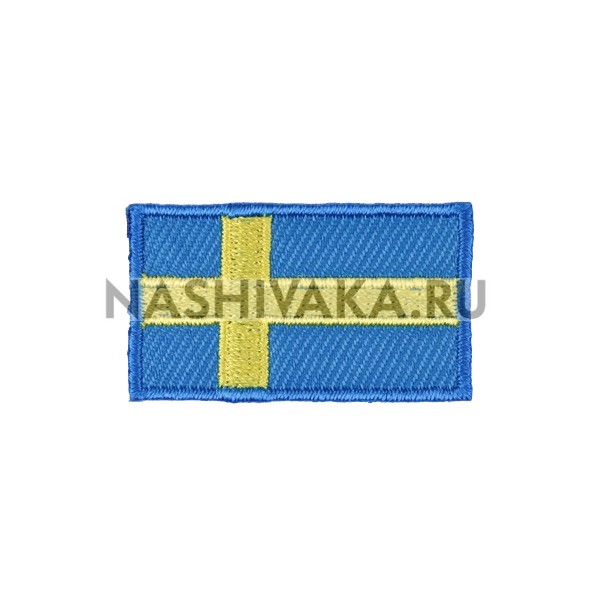 Нашивка Флаг Швеции (201581), 20х35мм