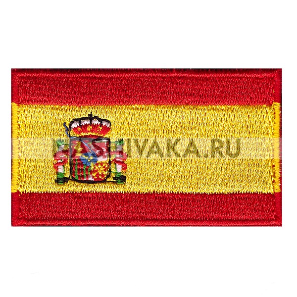 Нашивка Флаг Испании (201878), 36х62мм
