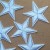 Нашивка Звезда голубая (200164), 42х42мм