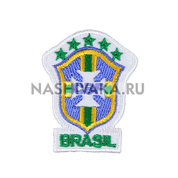 Нашивка CBF Brasil (малая) (200563), 45х35мм