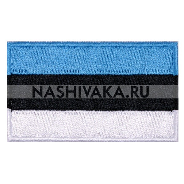 Нашивка Флаг Эстонии (201881), 38х62мм