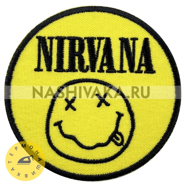 Нашивка Nirvana (202649), 80х80мм