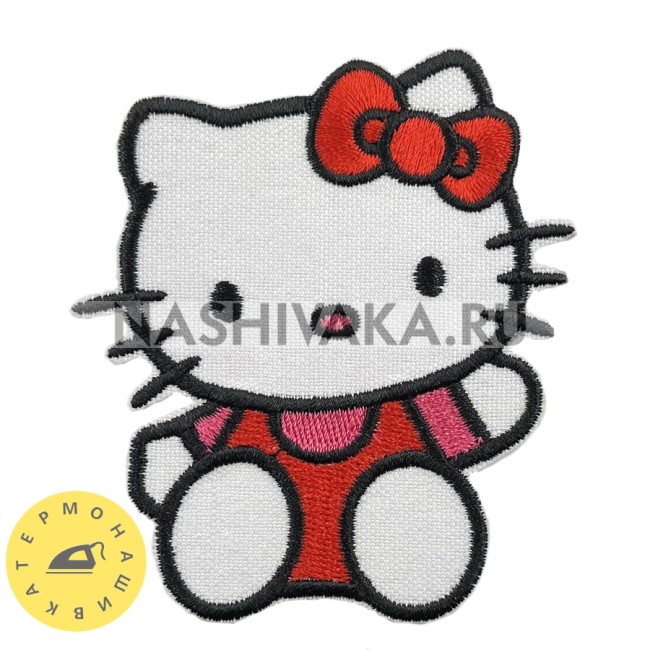 Нашивка Hello Kitty (215407), 70х80мм