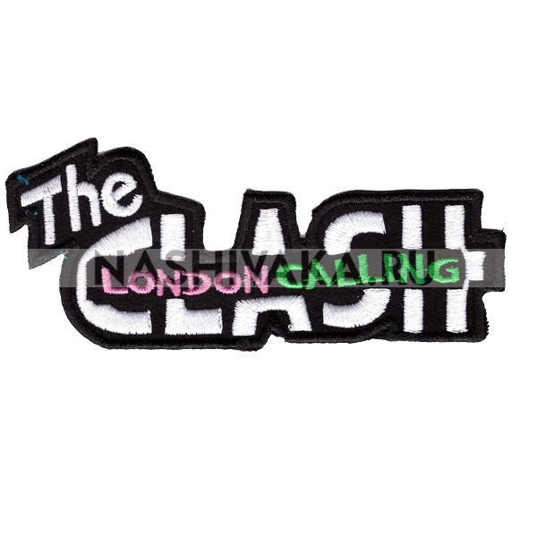 Нашивка The Clash - London Calling (201402), 50х110мм