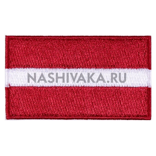 Нашивка Флаг Латвии (201883), 38х62мм