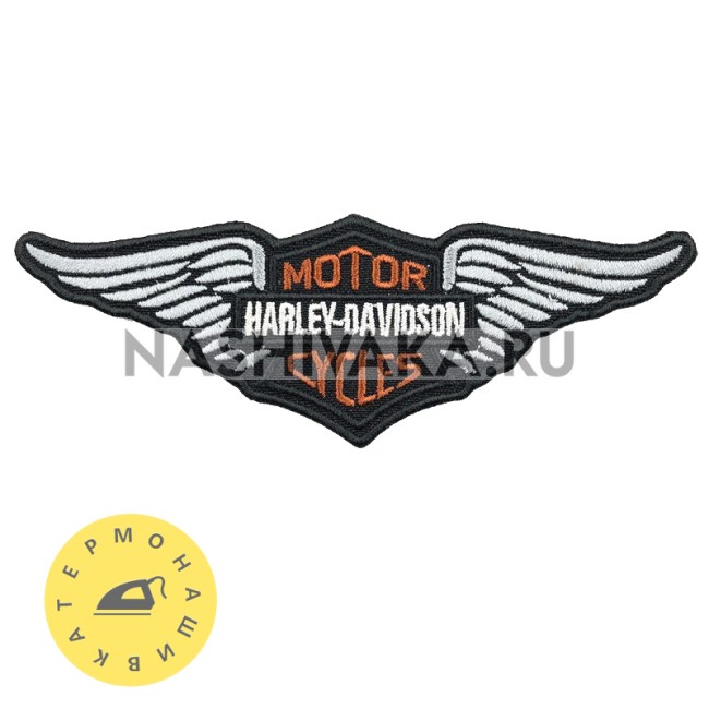 Нашивка Harley Davidson (200956), 42x130мм