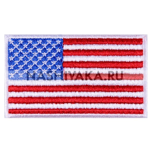 Нашивка Флаг США (201886), 38х62мм