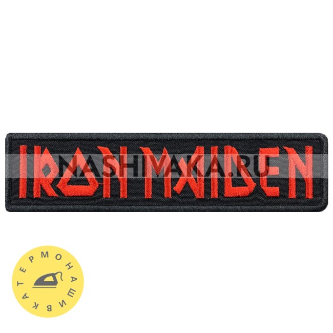 Нашивка Iron Maiden (215412), 35х135мм