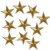 Нашивка Звезда золотая (200272), 42х42мм