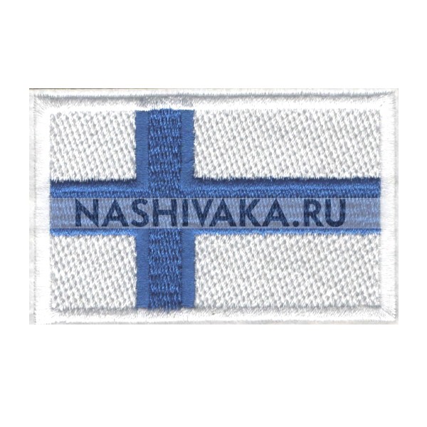 Нашивка Флаг Финляндии (202080), 50х80мм