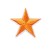 Нашивка Звезда оранжевая (200276), 42х42мм