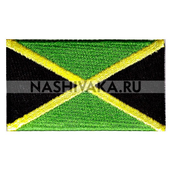 Нашивка Флаг Ямайки (201892), 38х62мм