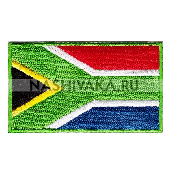 Нашивка Флаг ЮАР (201893), 38х62мм