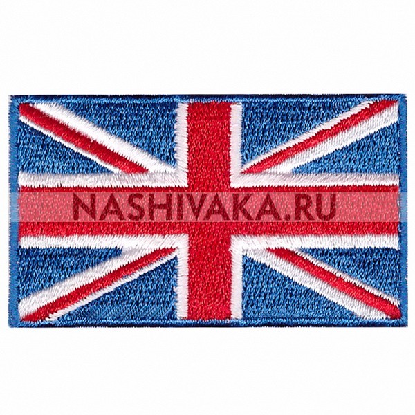 Нашивка Флаг Великобритании (201993), 38х64мм