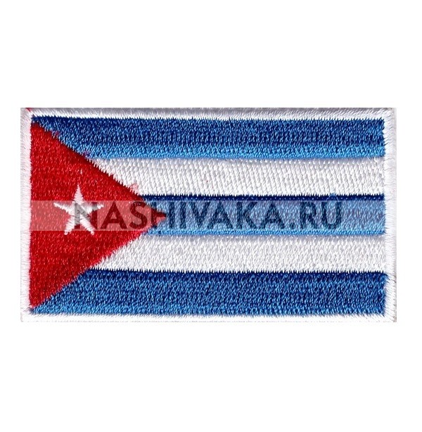 Нашивка Флаг Кубы (201894), 38х62мм