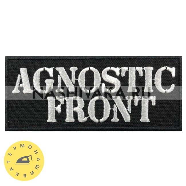Нашивка Agnostic Front (215485) 47х107мм