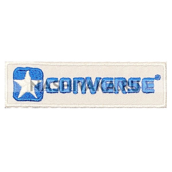 Нашивка Converse белая (200577), 25х90мм