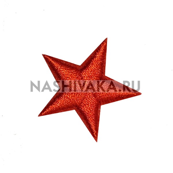 Нашивка Звезда красная (200081), 28х28мм