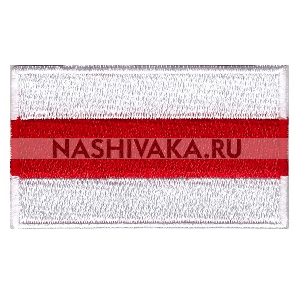 Нашивка Флаг Беларуси (201896), 38х64мм