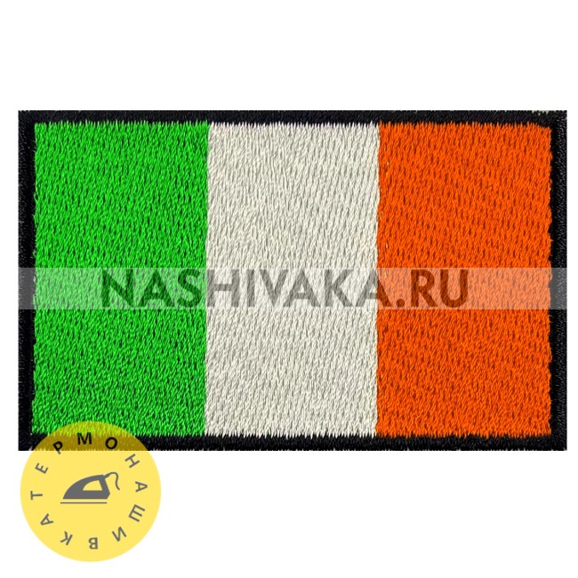 Нашивка Флаг Ирландии (202664), 50х80мм