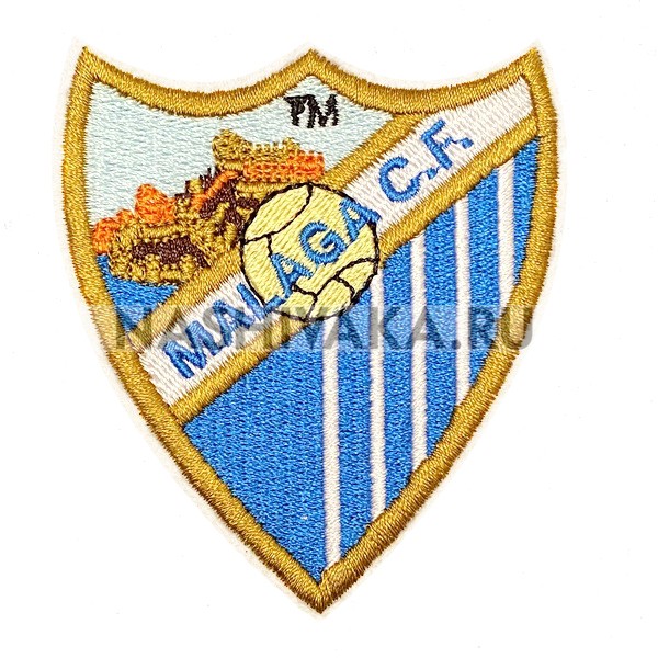 Нашивка FC Malaga (200970), 80х70мм