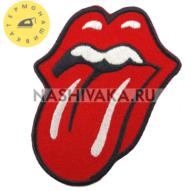 Нашивка The Rolling Stones (200384), 80х70мм