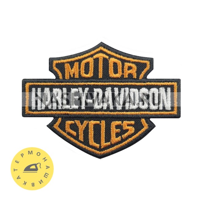 Нашивка Harley Davidson (200485), 55х74мм