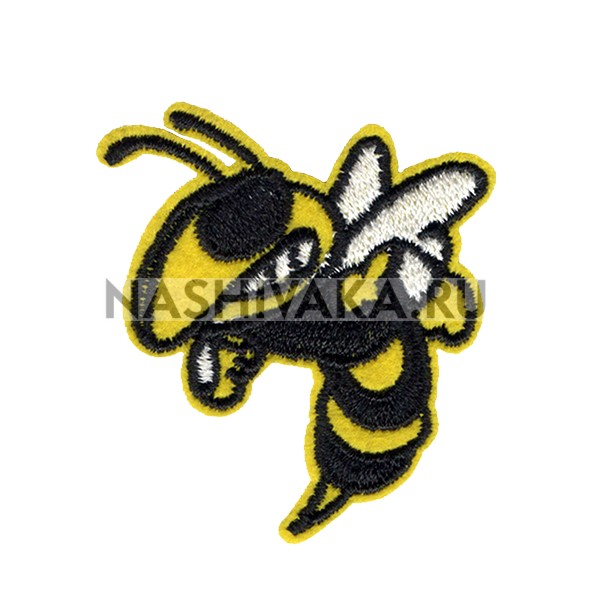 Нашивка Пчела малая (201805), 60х51мм