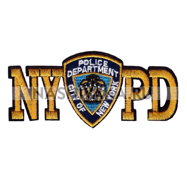Нашивка Police Department City Of New York (202003), 52х115мм