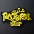 Нашивка Rock n Roll, жёлтая (202671), 48х80мм