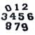 Нашивка Цифра "4" (200188), 50х35мм