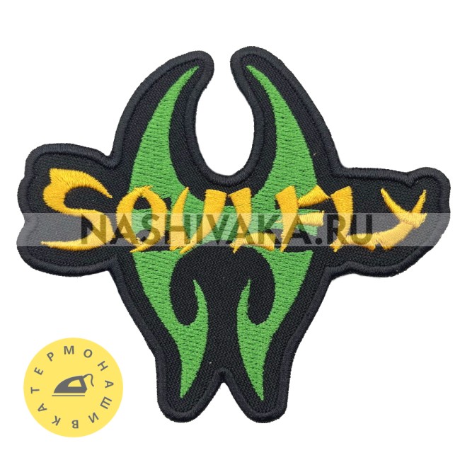 Нашивка Soulfly (215488), 85х100мм