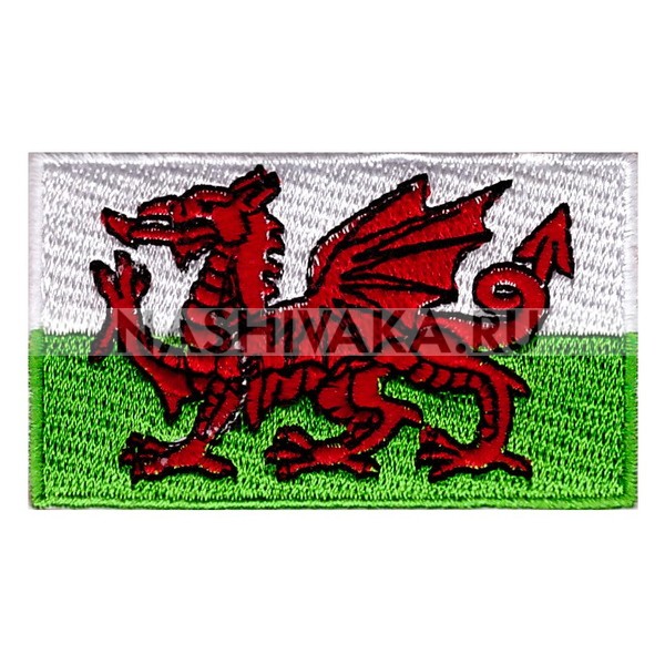 Нашивка Флаг Уэльса (202010), 50х80мм