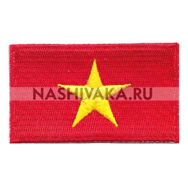Нашивка Флаг Вьетнама (201911), 38х62мм