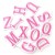 Нашивка Буква "Z" розовая (202284), 45х32мм