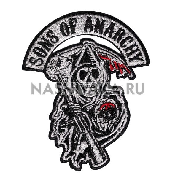 Нашивка Sons Of Anarchy (201335), 100х80мм